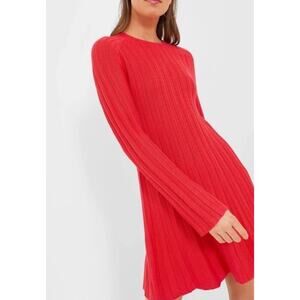 Tuckernuck Pomander Place Red Adi Knit Mini Dress bell sleeve Size XXLarge NWT